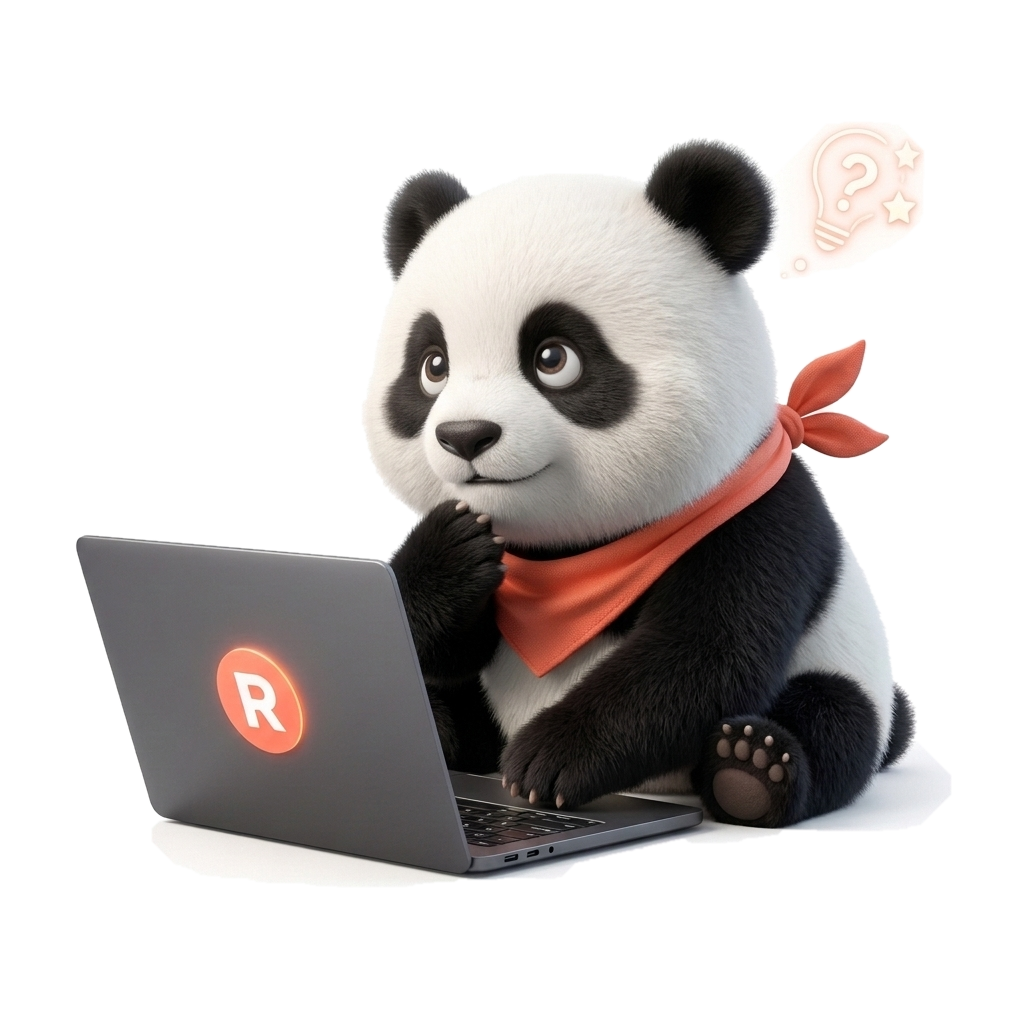 Remote Adda Mascot Thinking
